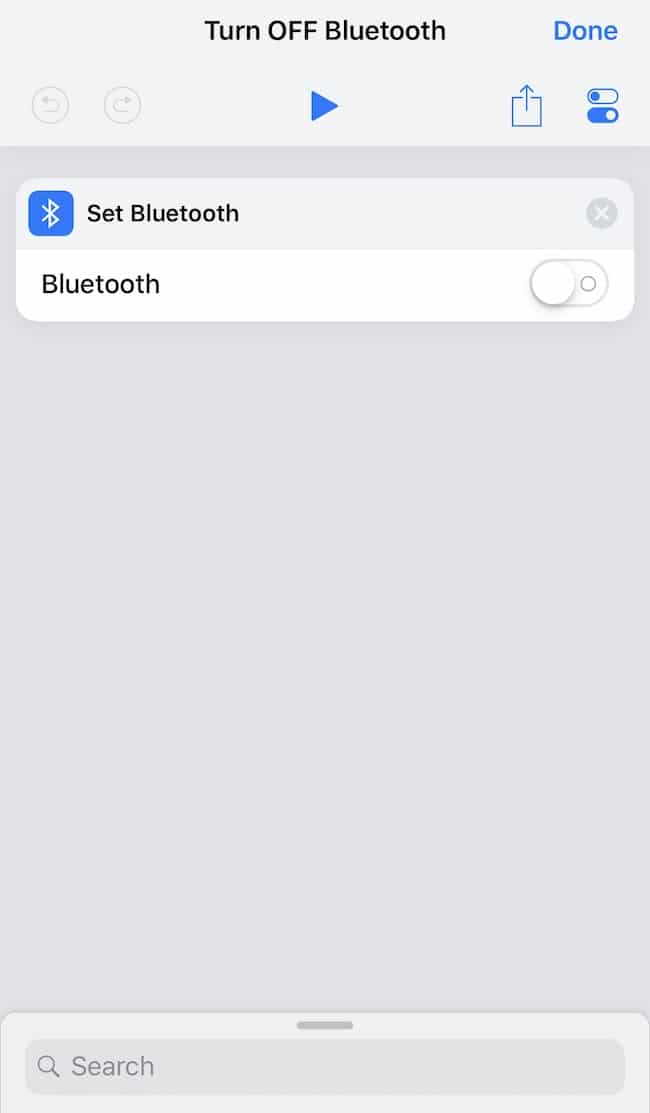 How to create a shortcut that allows you to turn off WiFi and Bluetooth completely